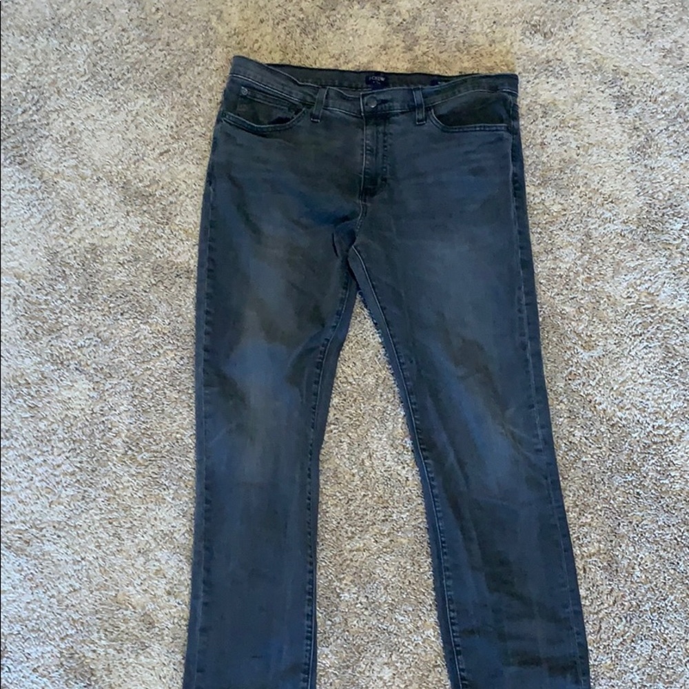 J Crew Slim Flex Fit Faded Black jeans